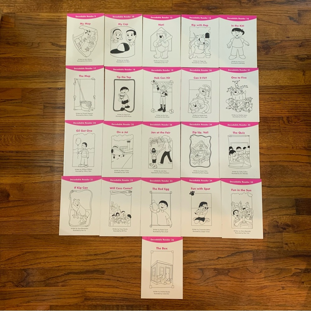 Decodable Readers Mini Book Educational Learners 
Pre K Kindergarten First Grade